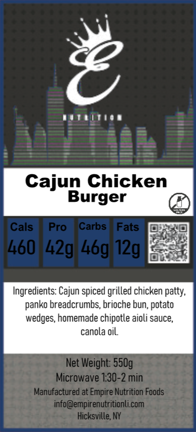 Cajun Chicken Burger