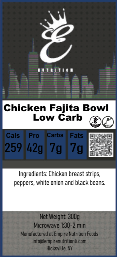 Chicken Fajita Bowl (Low Carb)