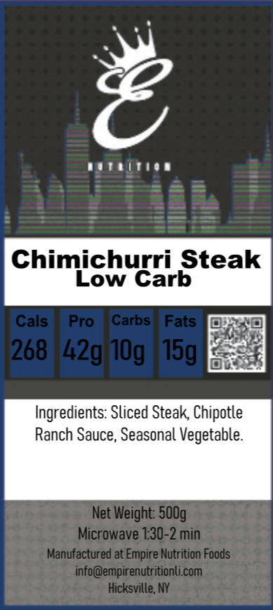 Chimichurri Steak (Low Carb)
