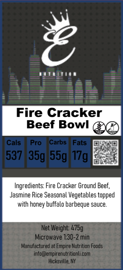 Fire Cracker Beef Bowl
