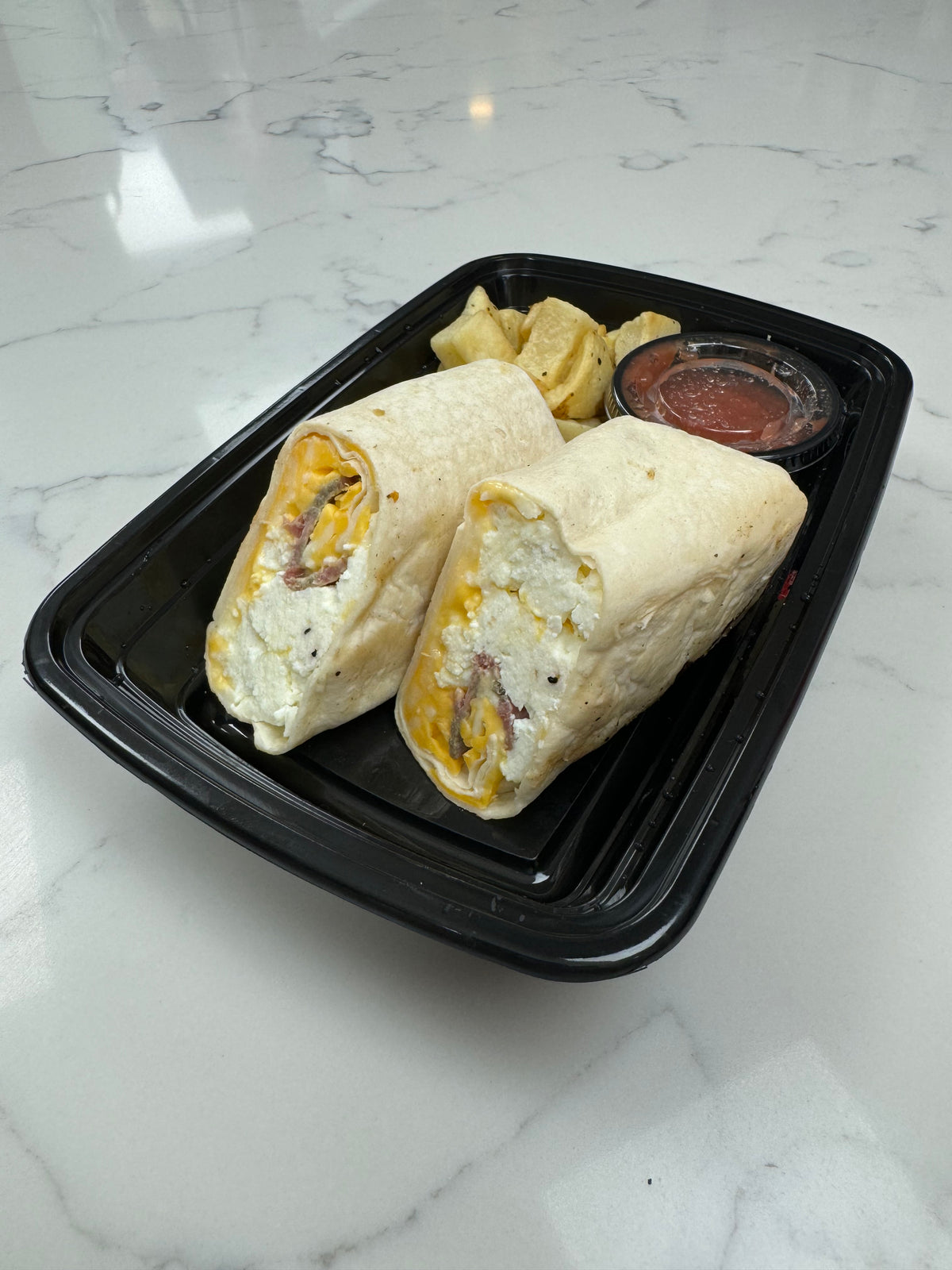 Turkey Bacon Egg White Wrap